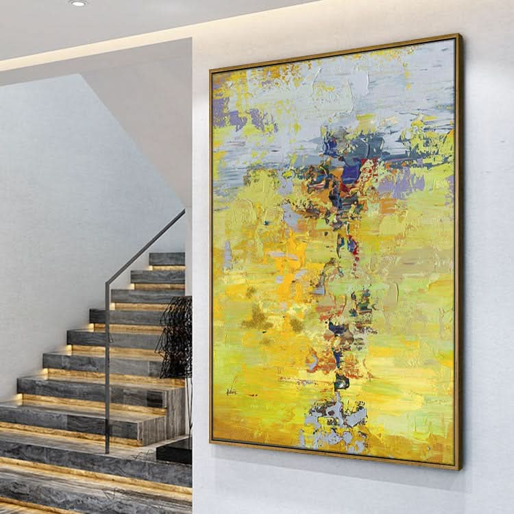 Gold foil painting,Gold wall art,Gold painting