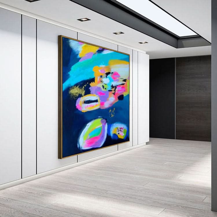 Modernes Acrylgemälde Abstraktes Acrylgemälde Restaurant Original Ölgemälde Handgemachtes Ölgemälde auf Leinwand | Rote Gezeiten