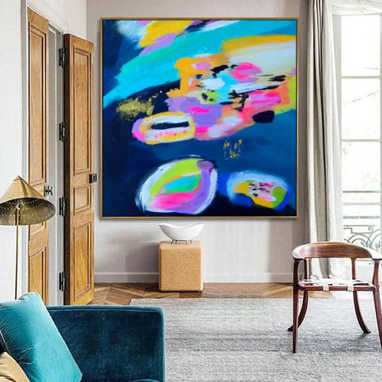 Modernes Acrylgemälde Abstraktes Acrylgemälde Restaurant Original Ölgemälde Handgemachtes Ölgemälde auf Leinwand | Rote Gezeiten