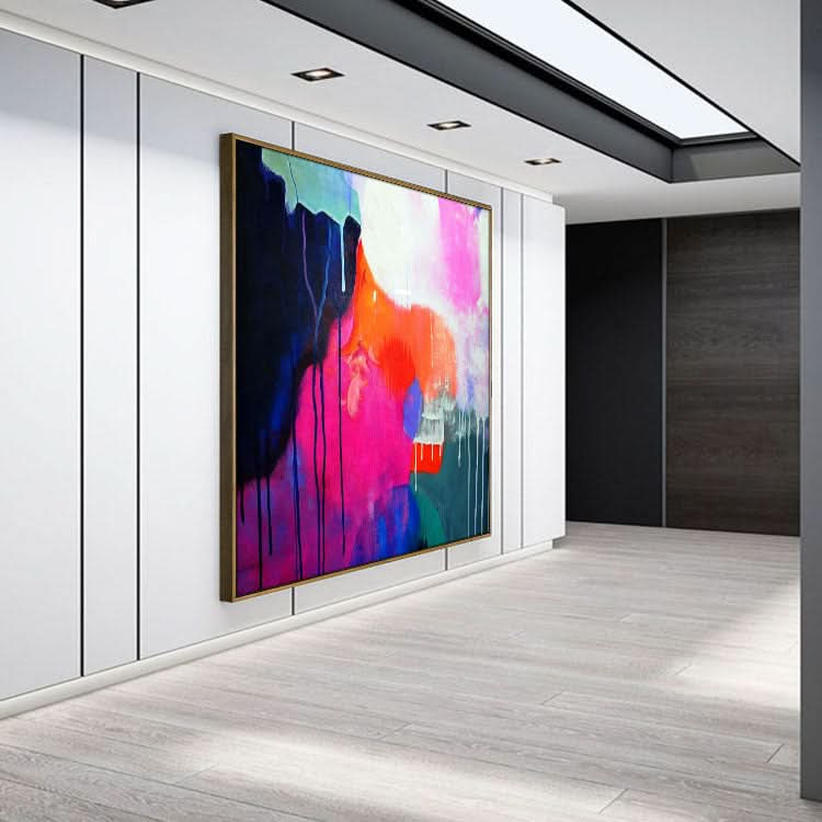 Oil Painting Original Large Painting Canvas Art Painting Abstract Painting Wall Art | Blend in and change