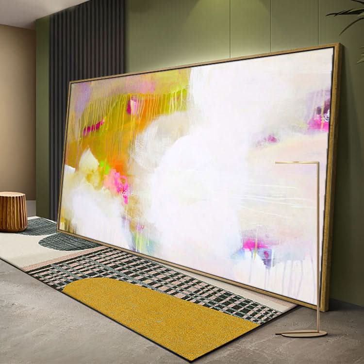 Einfaches Kunstgemälde, Moderne abstrakte Leinwandkunst, handgemachtes Leinwandgemälde