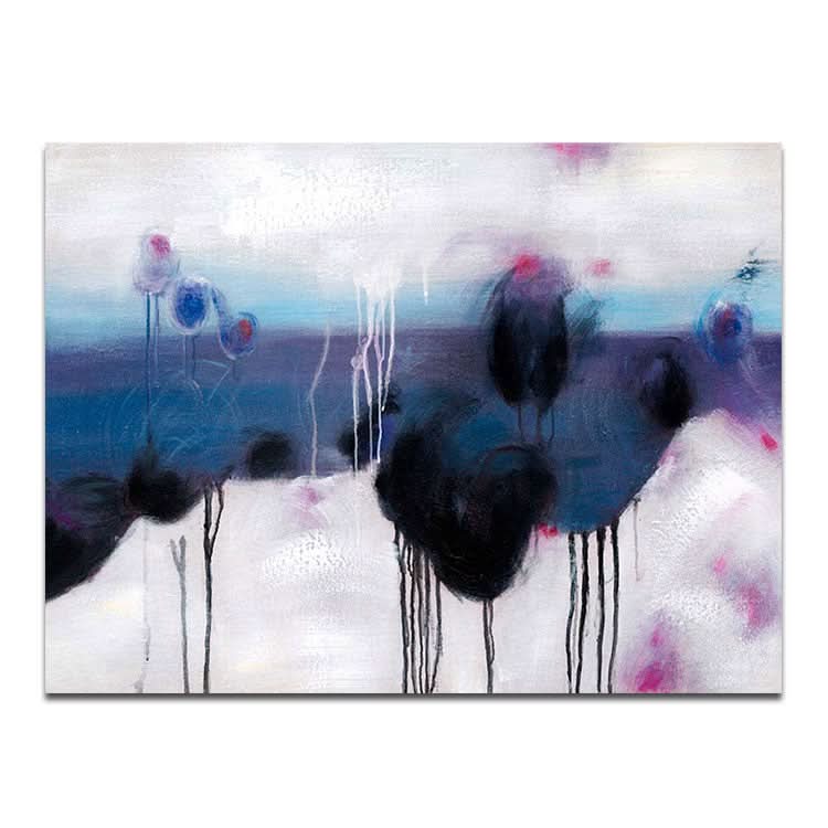 Peinture à l'huile faite à la main, peinture d'art abstrait sur toile, art moderne abstrait