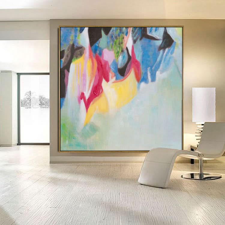 Peinture à l'huile sur toile faite à la main, grande taille, moderne, pour chambre à coucher | Les monstres et les démons