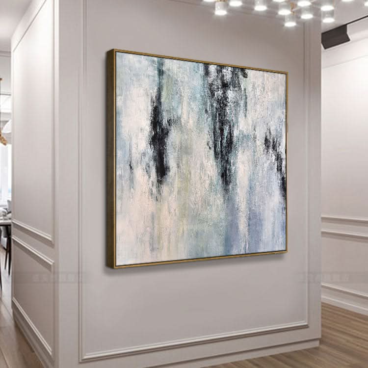 Peinture acrylique abstraite sur toile, art mural, peinture à l'huile originale, extra large, peinte à la main | Grotte karstique