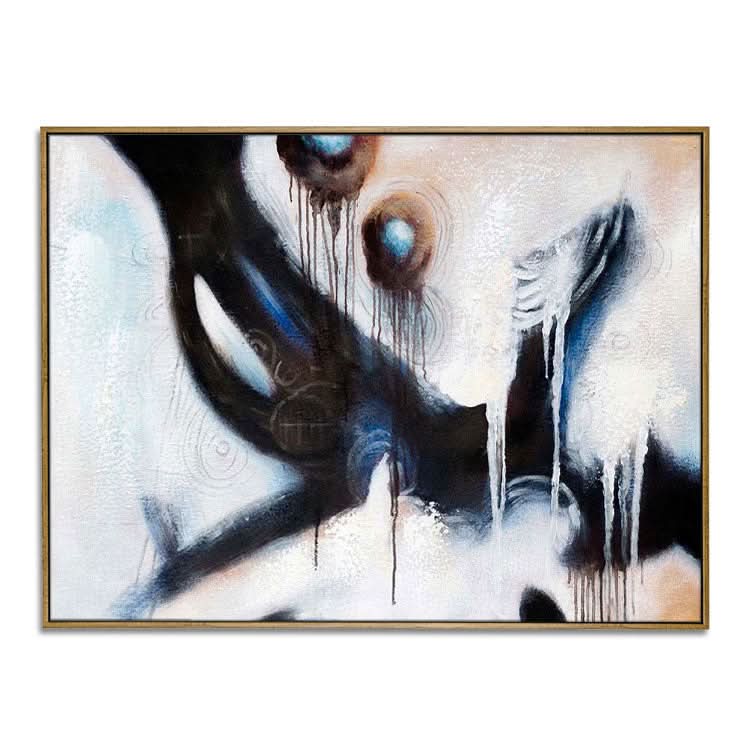 Modern, Abstract, Textured, Canvas Wall Art,Modern Textured Painting