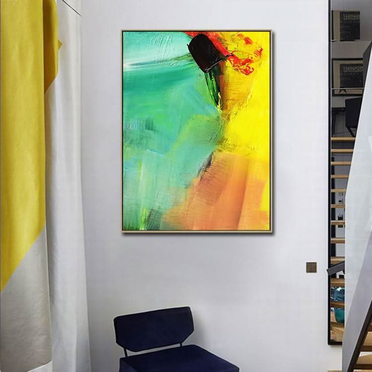 Large Art Original Abstract Painting Colorful Artwork Oil Painting | Crawling