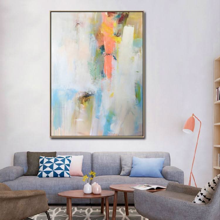 Ruisseau de montagne - Peinture sur toile contemporaine peinte à la main
