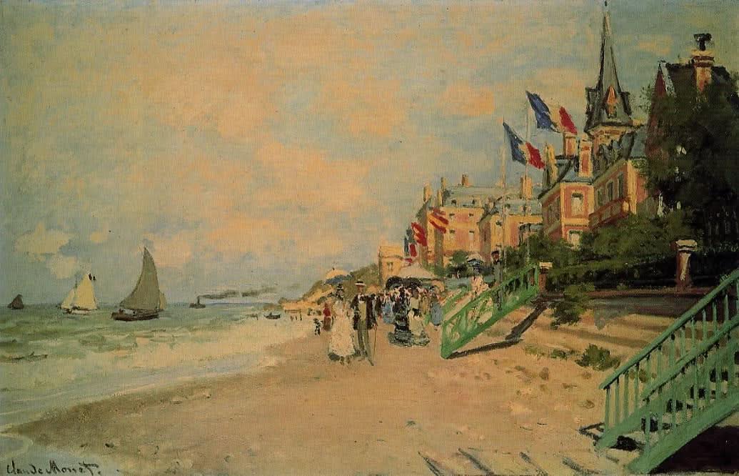 Der Strand von Trouville 1
