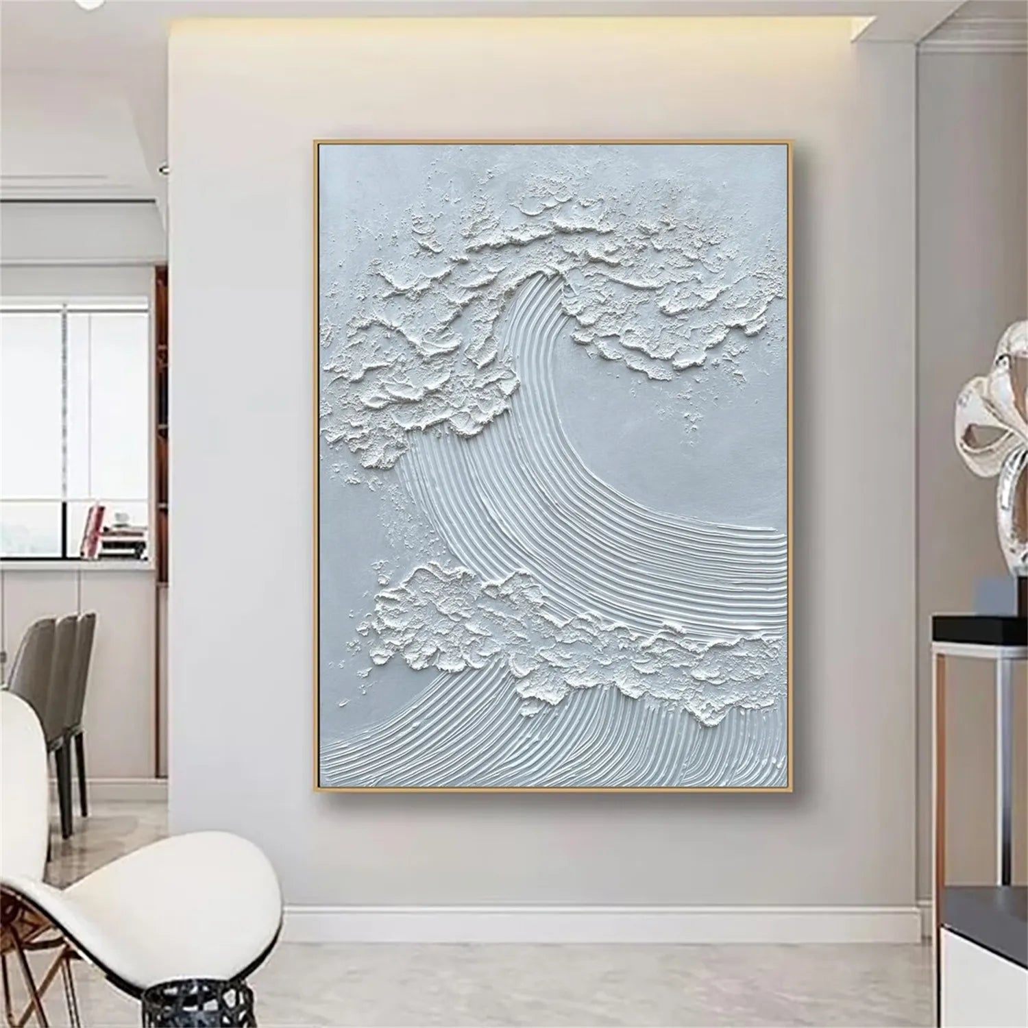 Plaster Art Minimalist Textured Painting #MM281