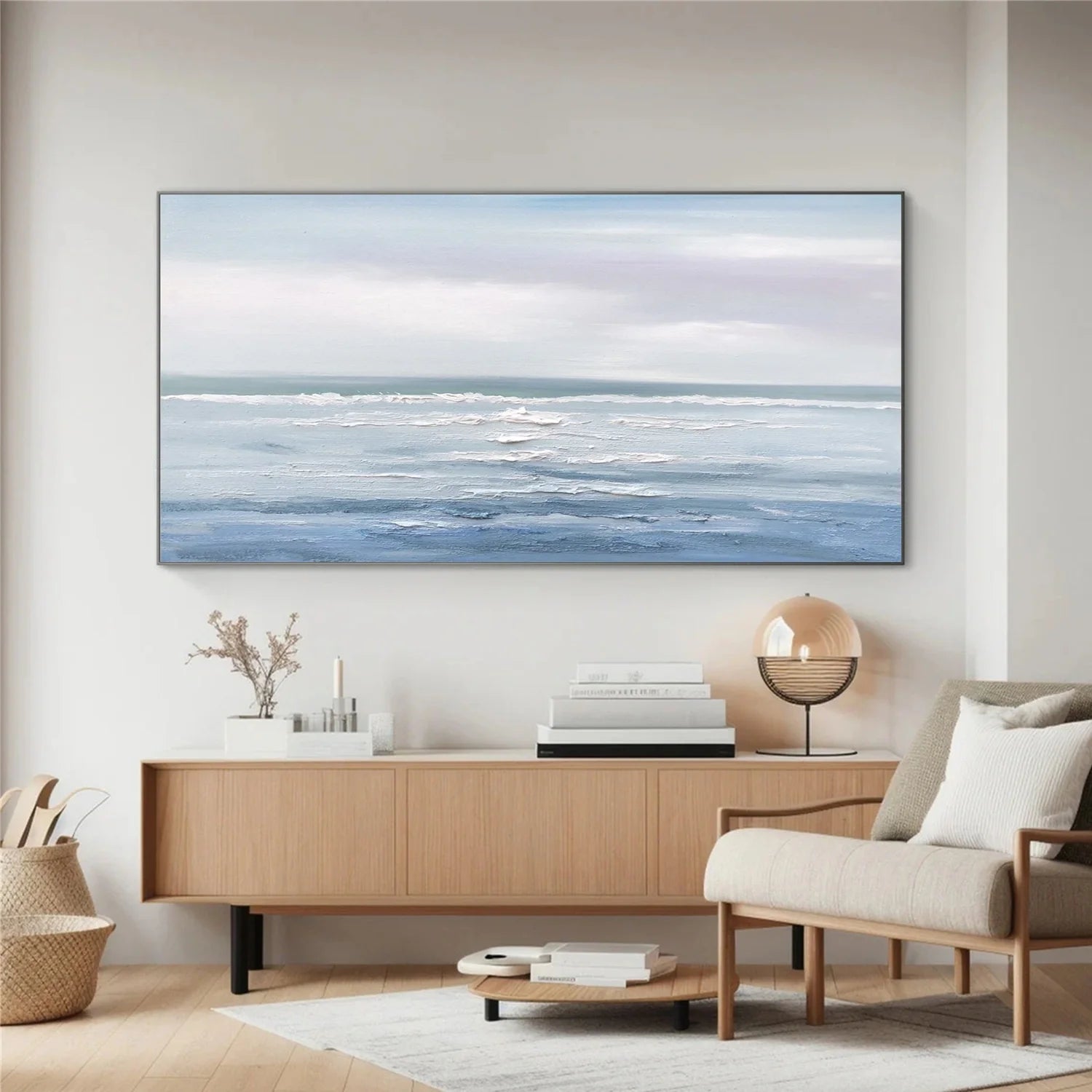 Sea & Sky Abstract Wall Art #MS130