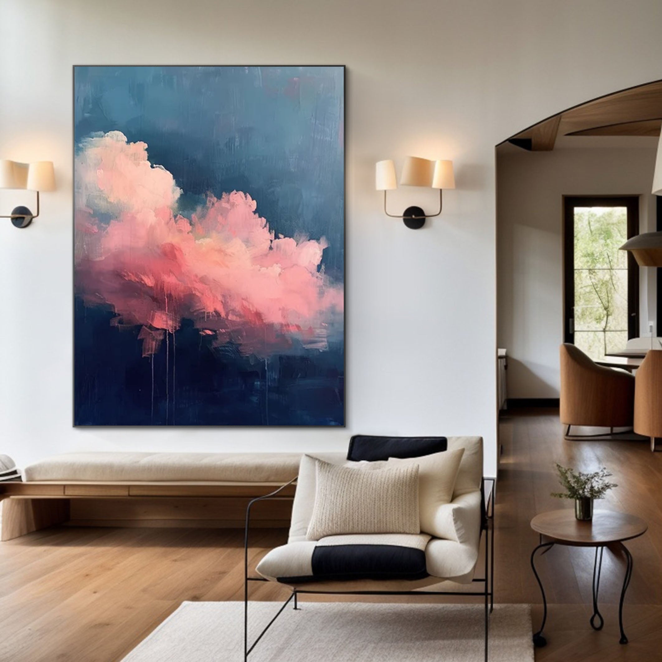 Ethereal Cloud Painting Pastel Skies for Contemporary Homes #SP 007