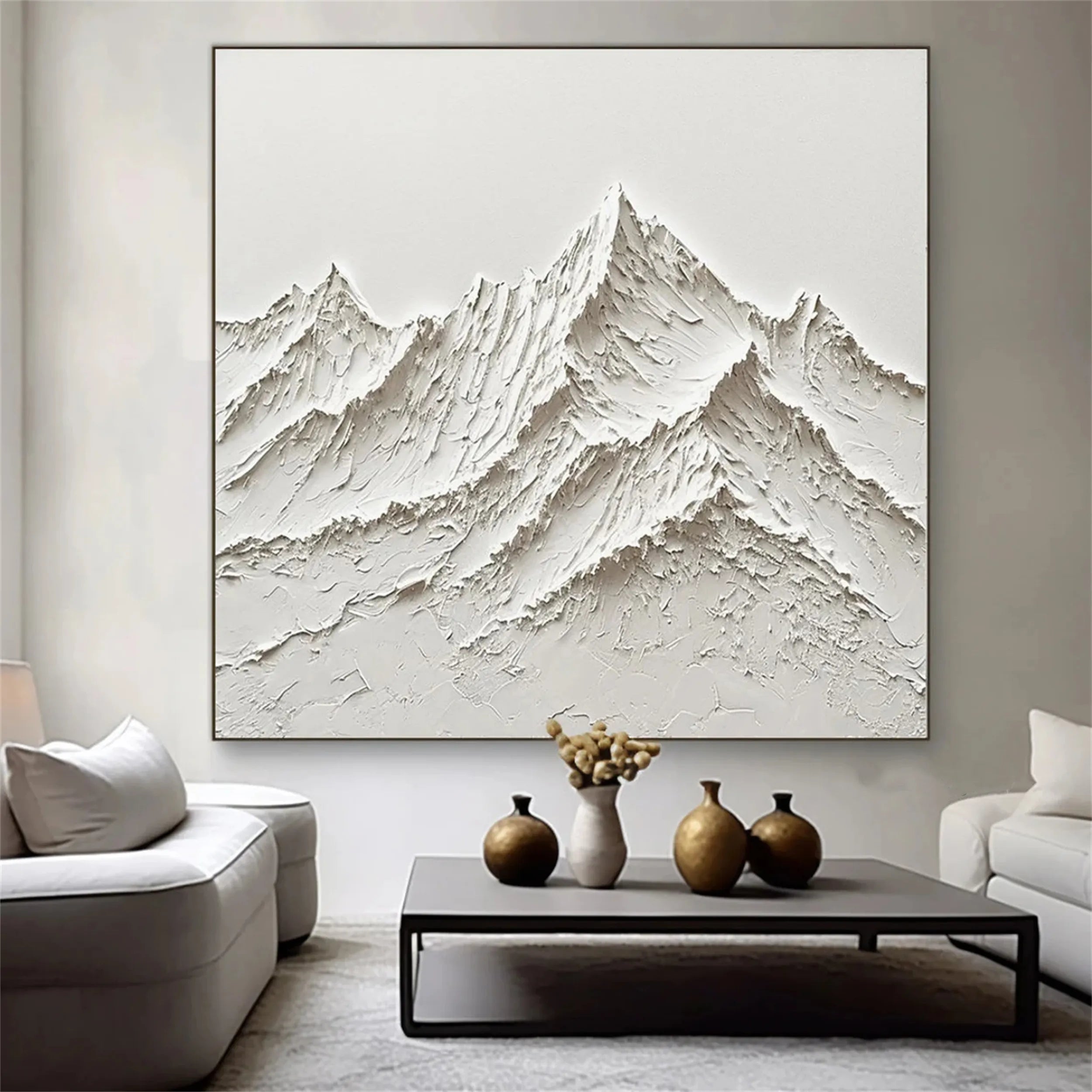Plaster Art Minimalist Textured Painting #MM266
