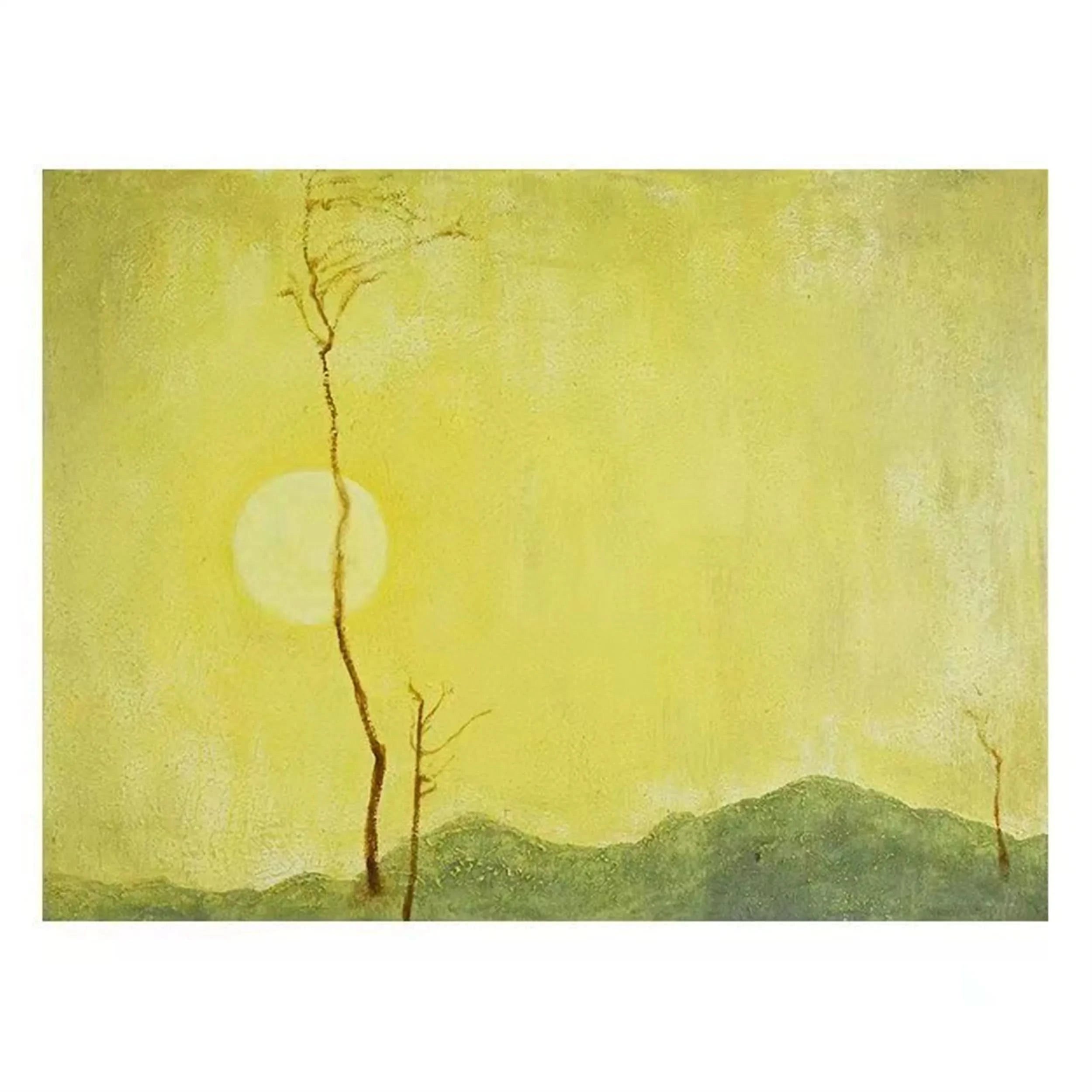 Colorful Flower & Tree Abstract  Wall Art #ML009