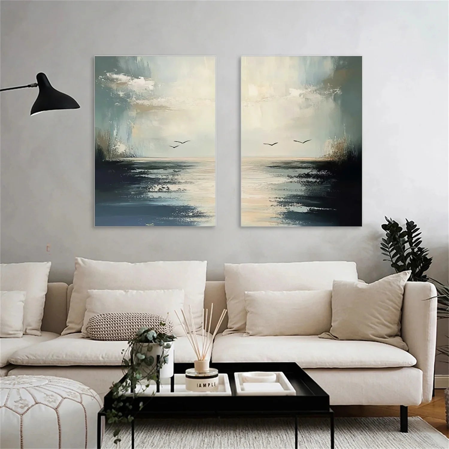 Sea & Sky Abstract Wall Art #MS129