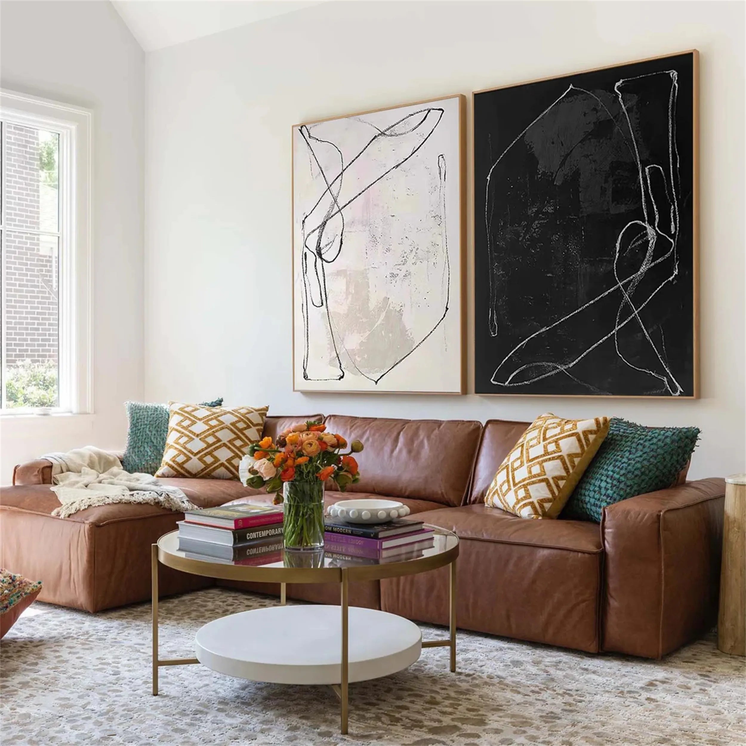 Abstract Painting Set of 2 #AB 117