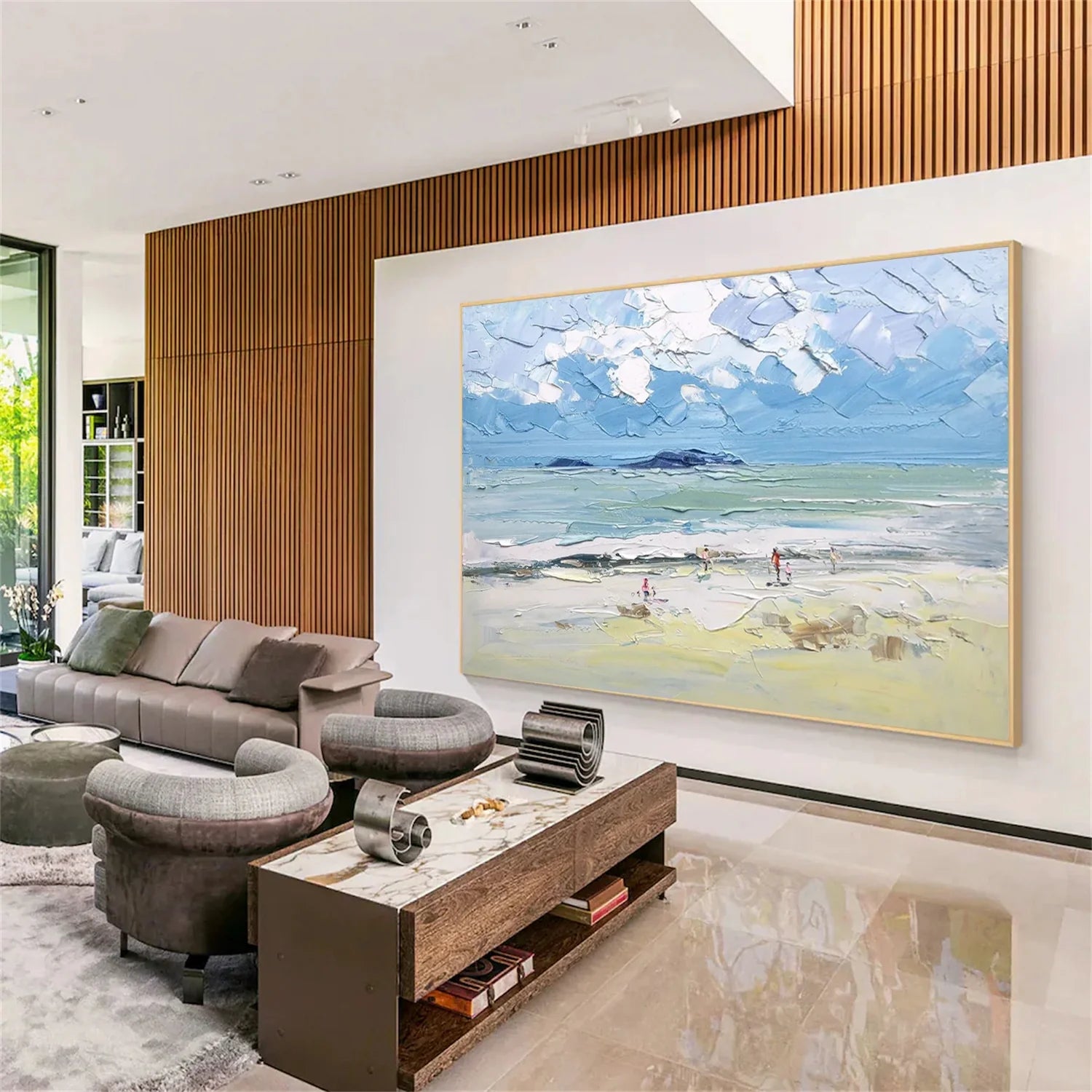 Sea & Sky Textured Art #MS097