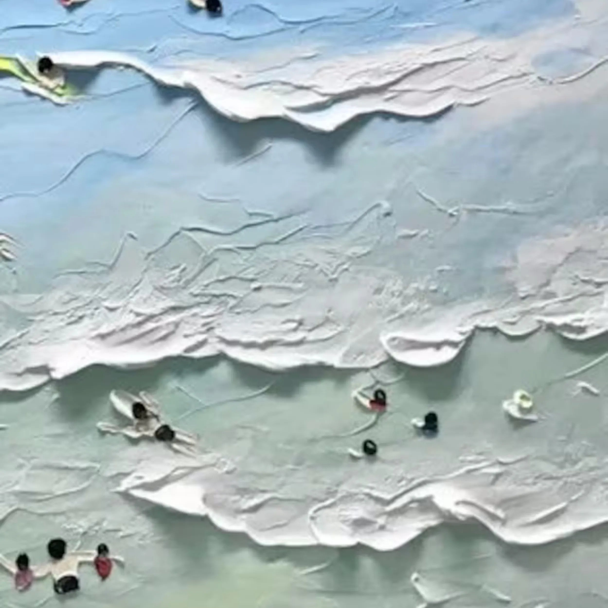 Seascape and Snowy Peak Painting Set of 2 #SP016