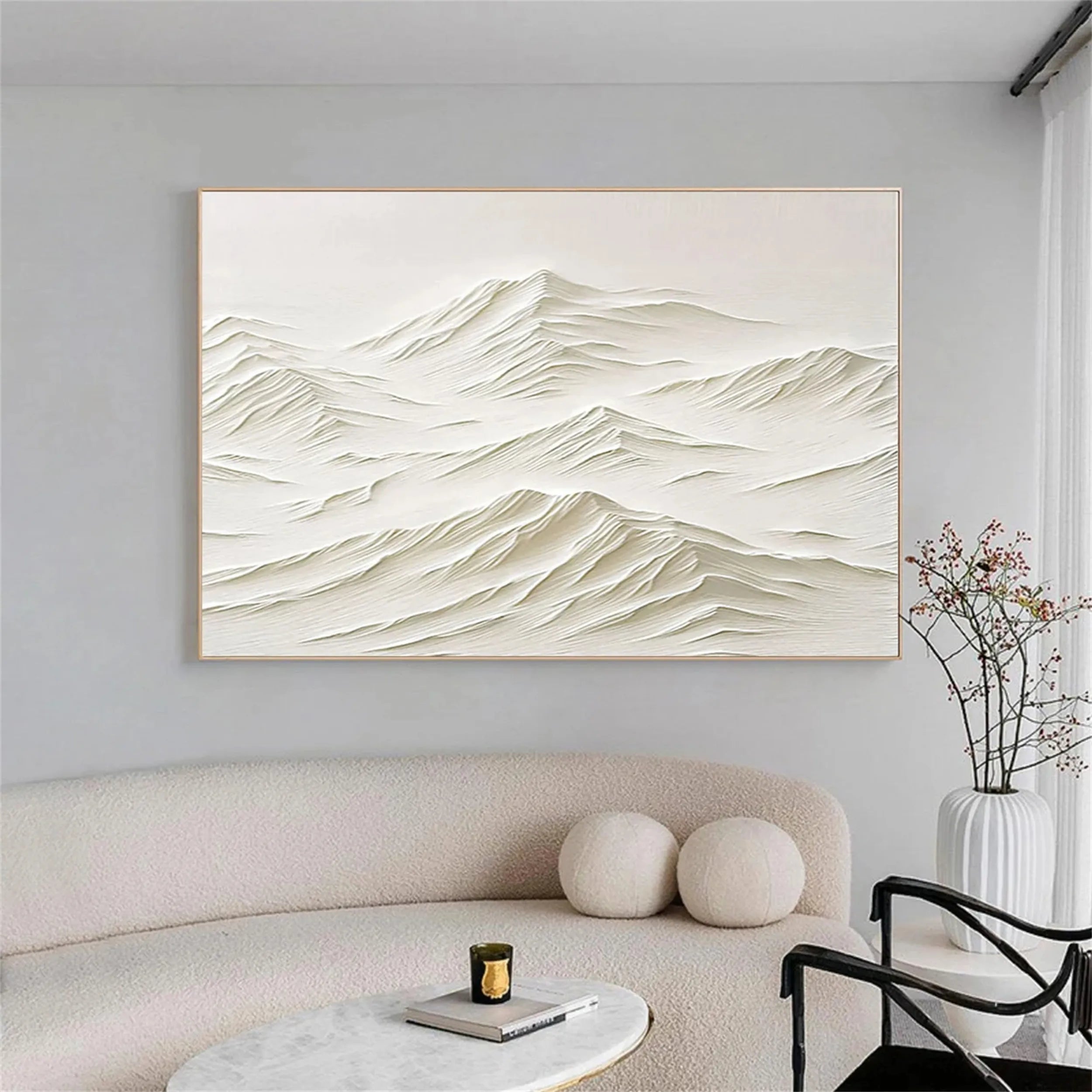 Plaster Art Minimalist Textured Painting #MM253