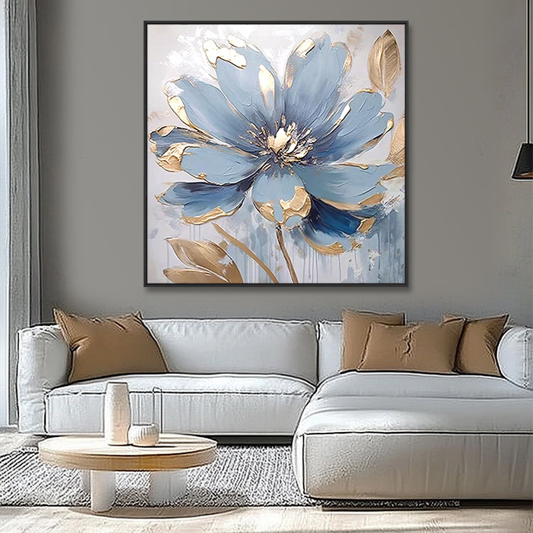 Flower Abstract Textured Wall Art #ML043