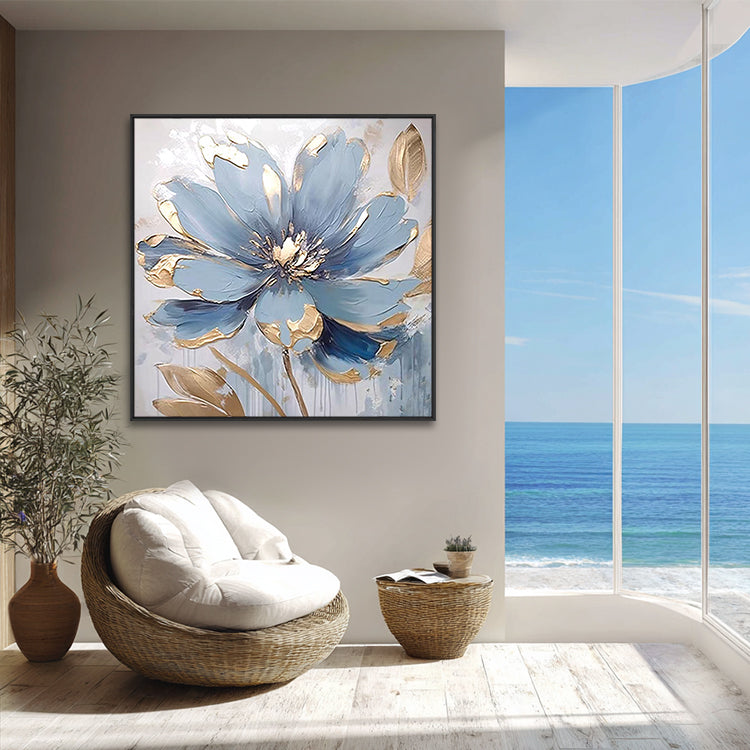 Flower Abstract Textured Wall Art #ML043