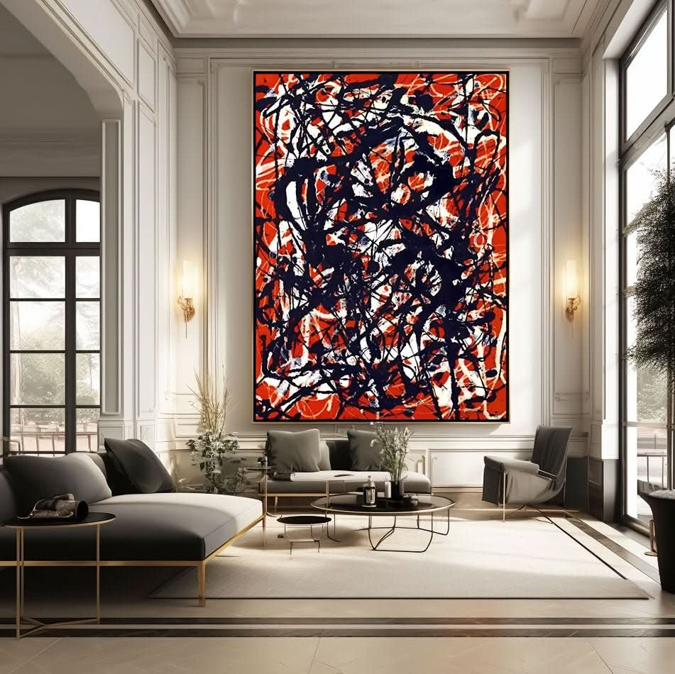 Abstract Colorful Painting "Maze of the Soul" - nukeart