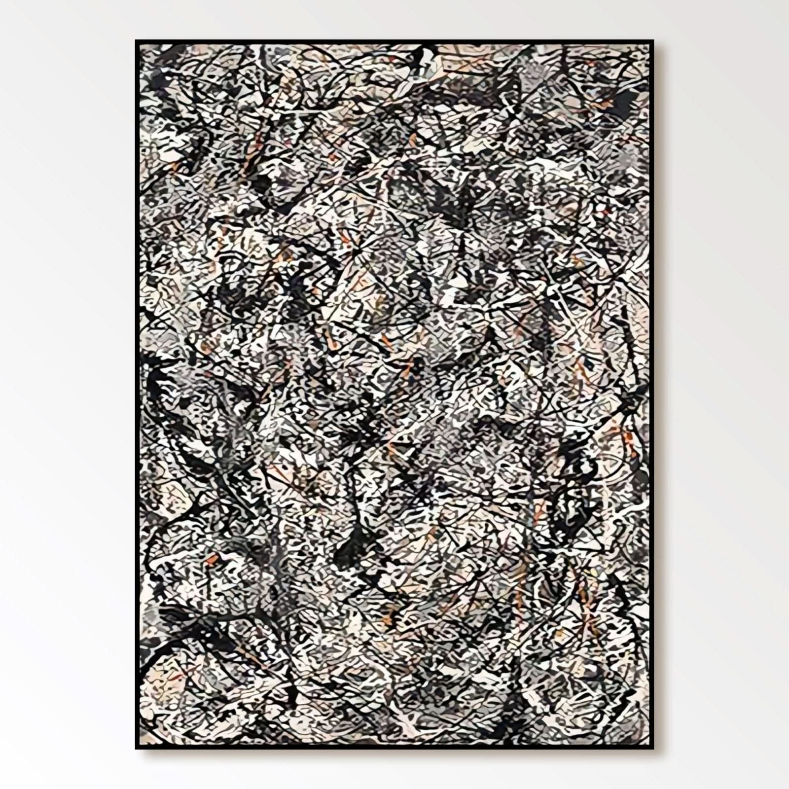 Abstract Painting "Cosmic Entanglement" - nukeart