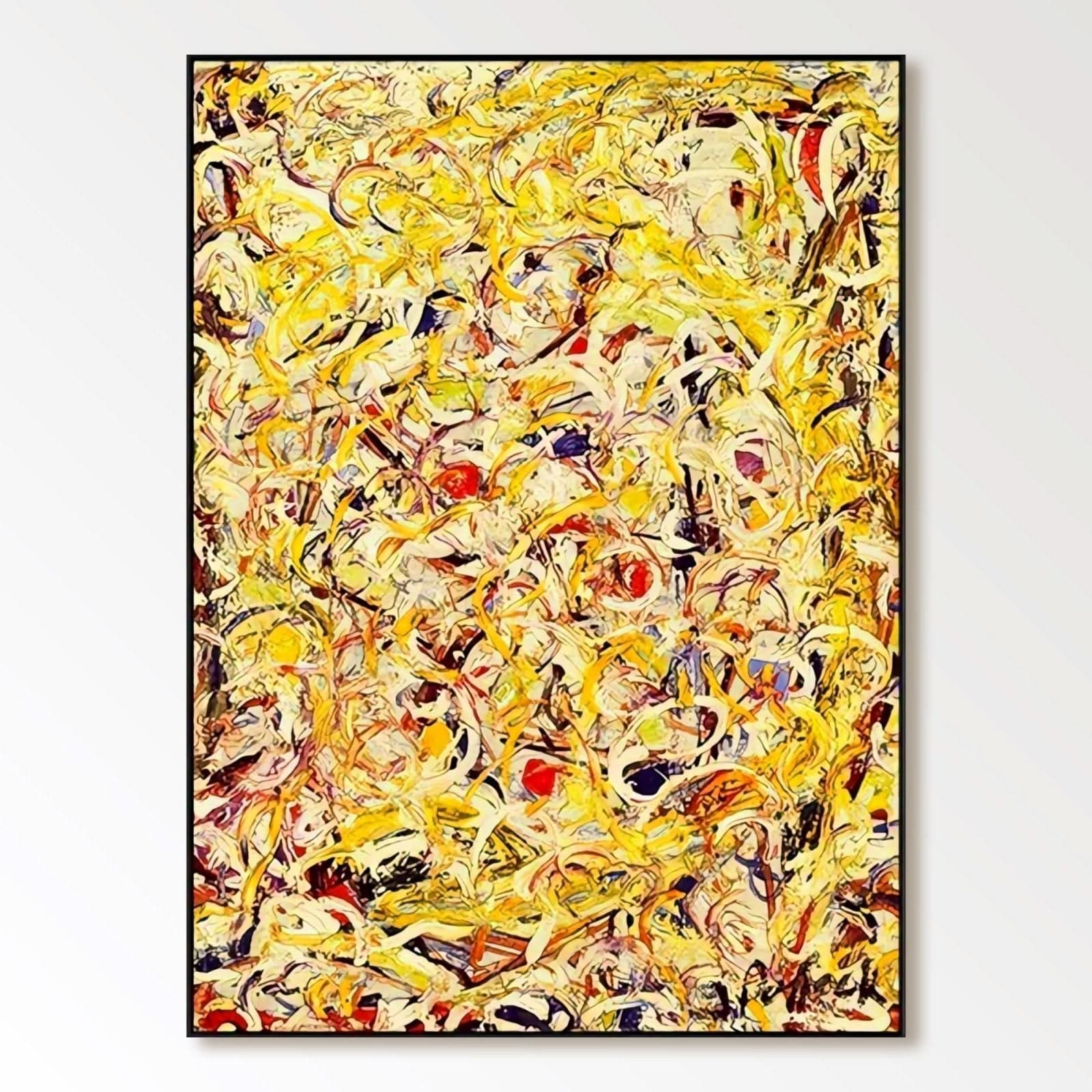 Abstract Painting "Fractured Light" - nukeart