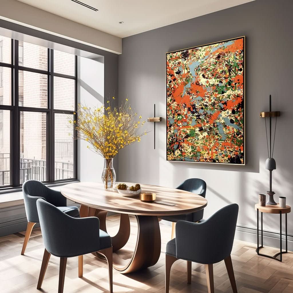 Abstract Painting "Infinite Layers" - nukeart