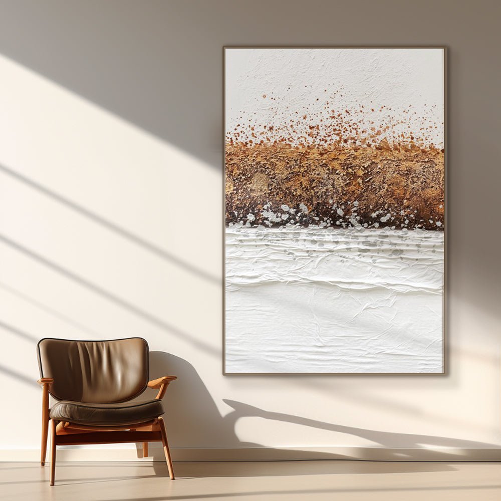 Abstract Plaster Painting "Dreamer's Horizon" - MasterGallery