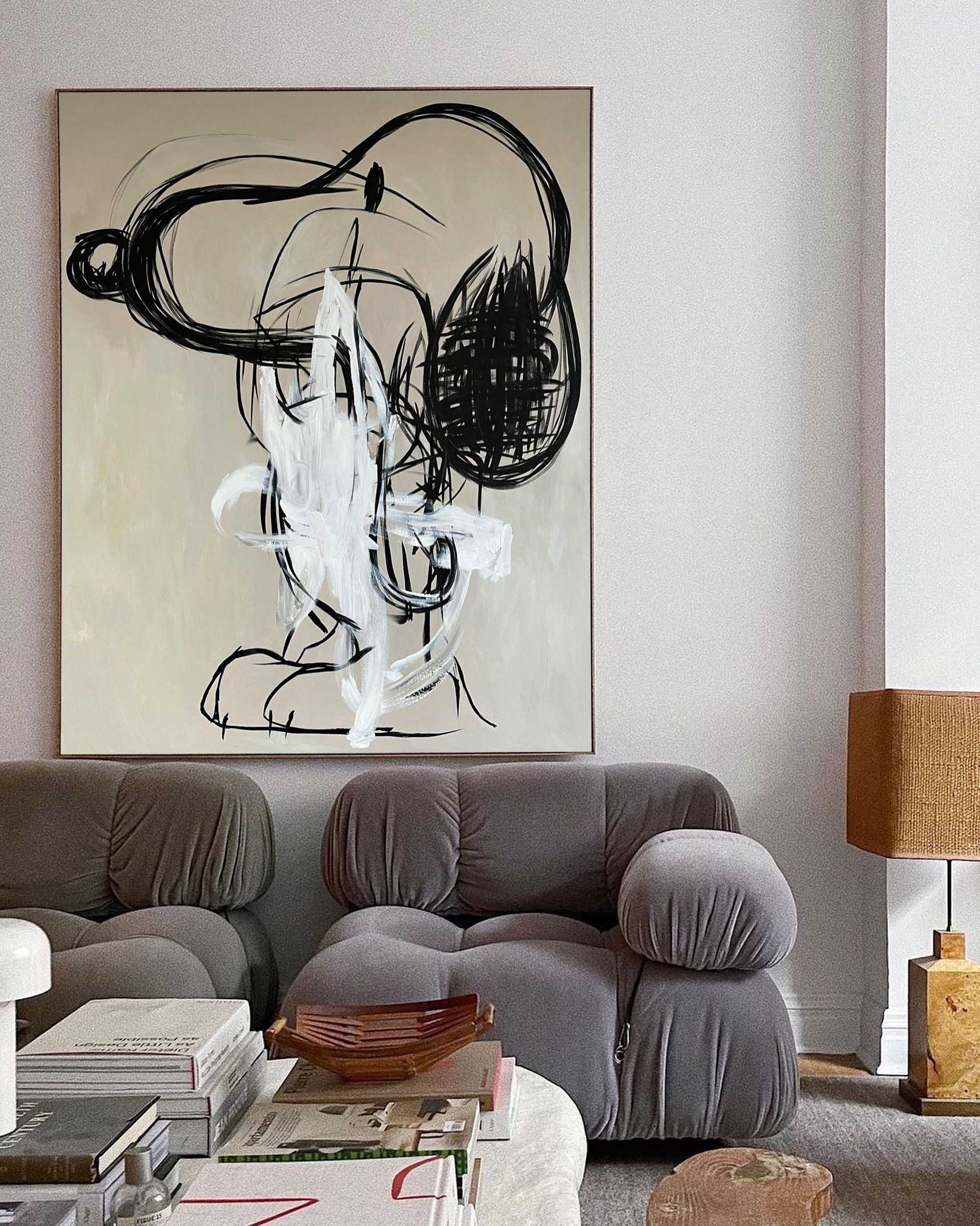 Dog Graffiti Painting Dog 3D Graffiti Art Dog Graffiti Texture Wall Art Kids Room Graffiti Wall Painting