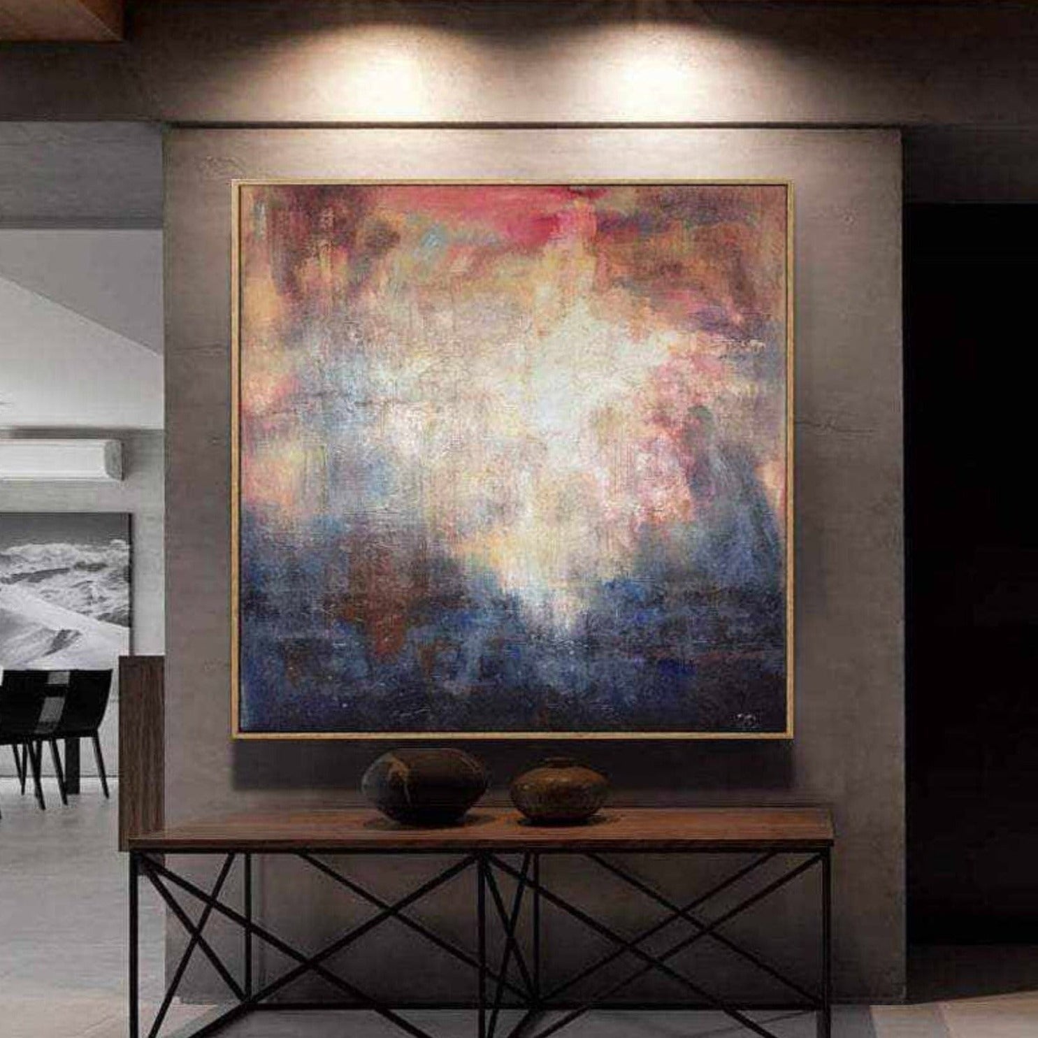 "Galaxy" Abstract Wall Art - Abstract Art Painting - Paints Lab