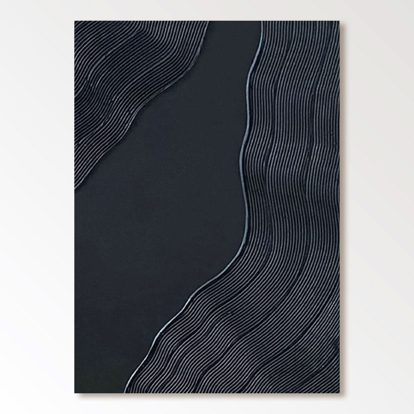 Minimalist Plaster Painting "Flow" - nukeart