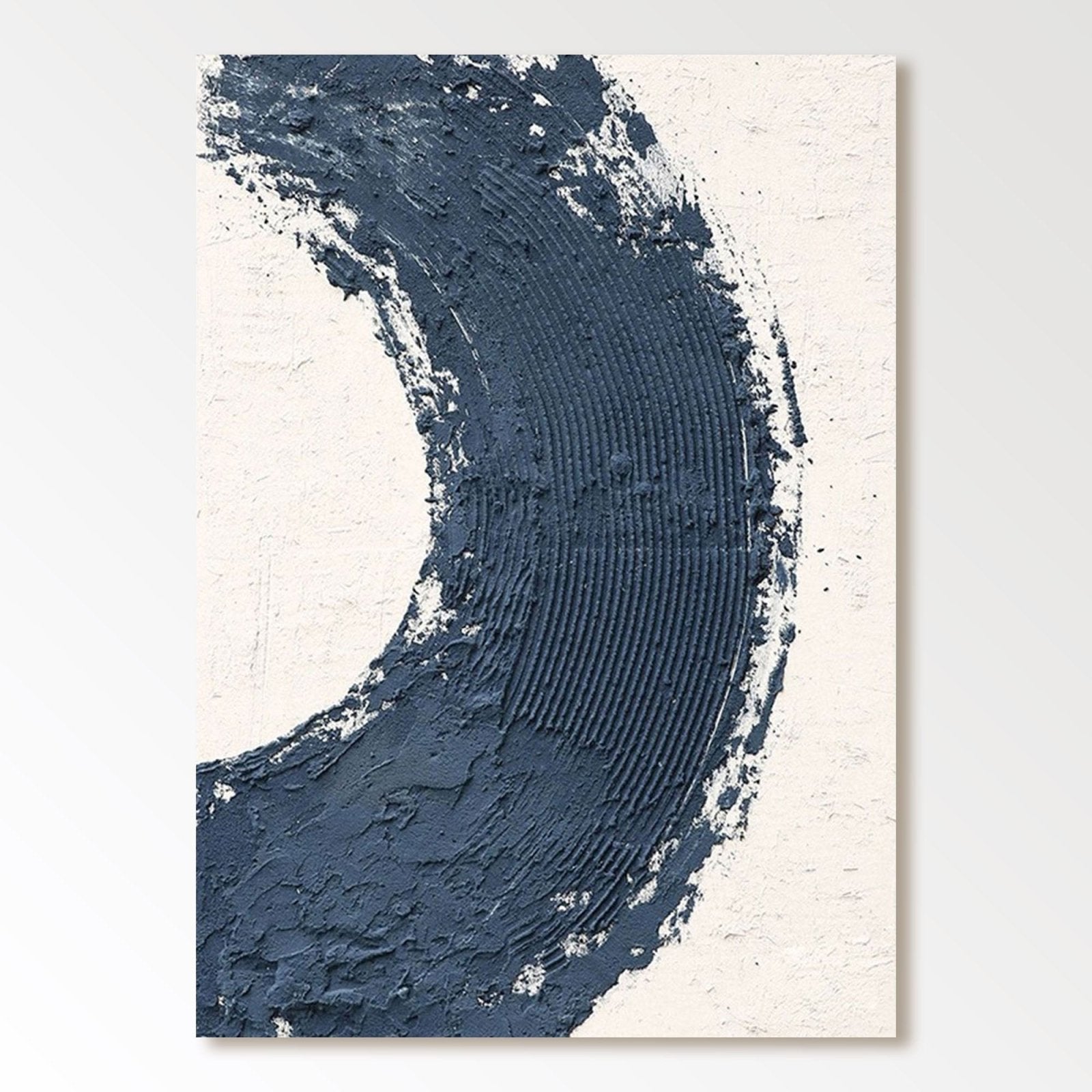 Minimalist Textured Painting "Abyss" - MasterGallery