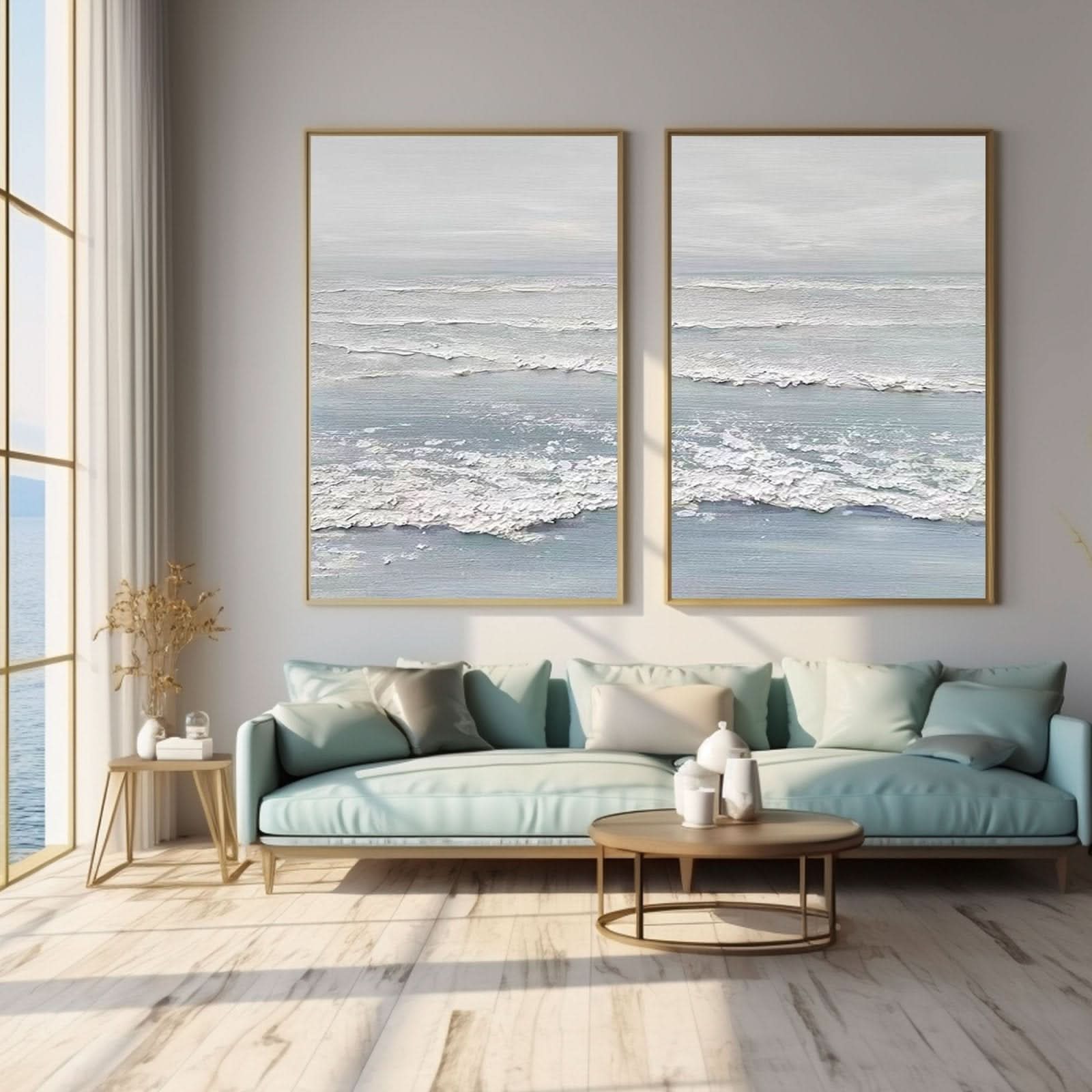 Plaster Painting "Serene Horizon" - nukeart