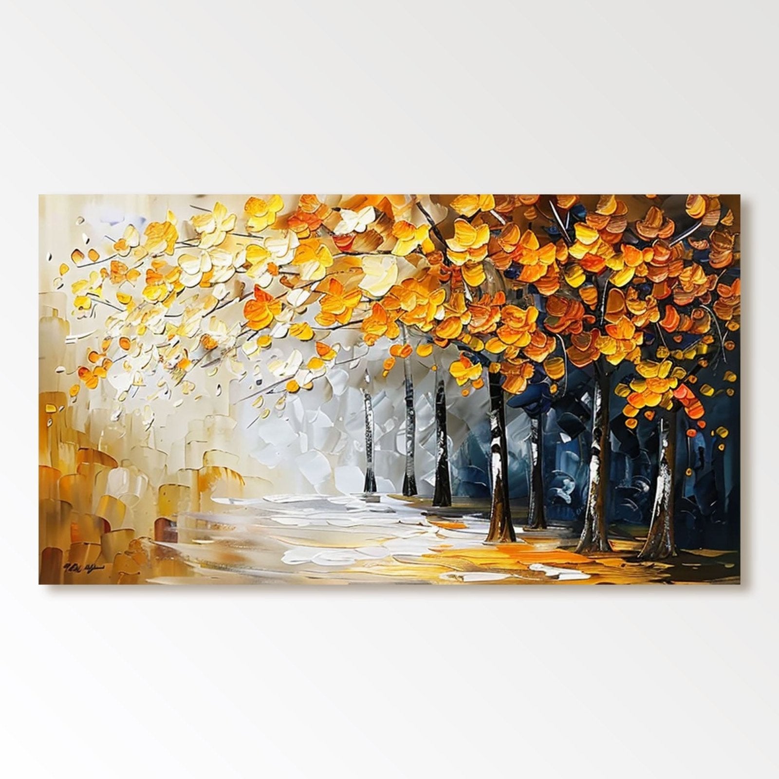 Plaster Wall Art "Golden Harmony" - MasterGallery