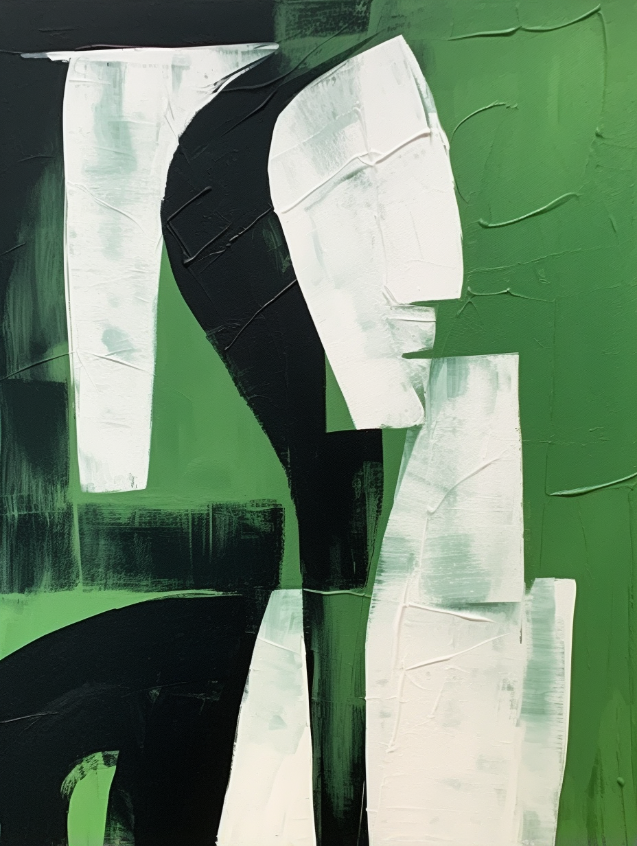 Green Contemporary Minimalist Art Green Abstract Minimalist Oil Painting Green Abstract Art Canvas