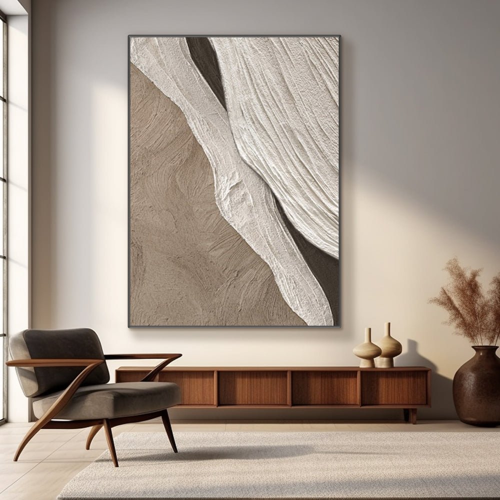 Textured Painting "Whispering Solitude" - MasterGallery