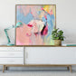 Large Abstract Painting Original Colorful Painting Beige Painting Abstract Oil Painting On Canvas | Flower to fall