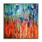 Oversized Painting Painting Handmade Large Canvas Art Original Oil Painting Abstract Art Canvas Red And Green Painting Blue Painting | Vigorous growth