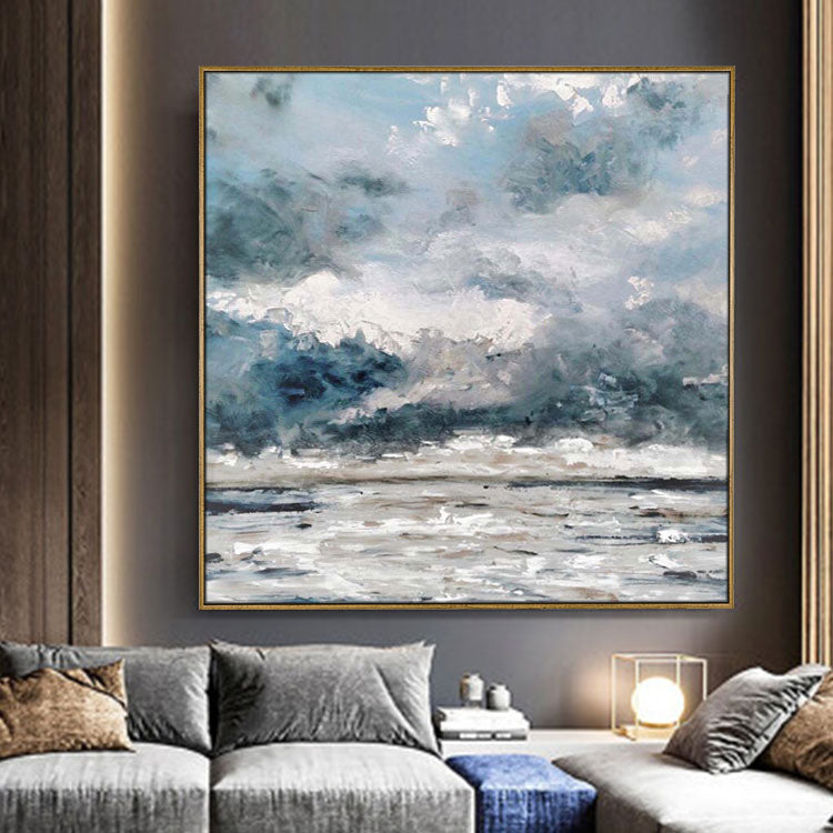 Handmade Oil Painting Original Oil Painting Modern Paintings Large Abstract Art Canvas Bedroom | Dreamland