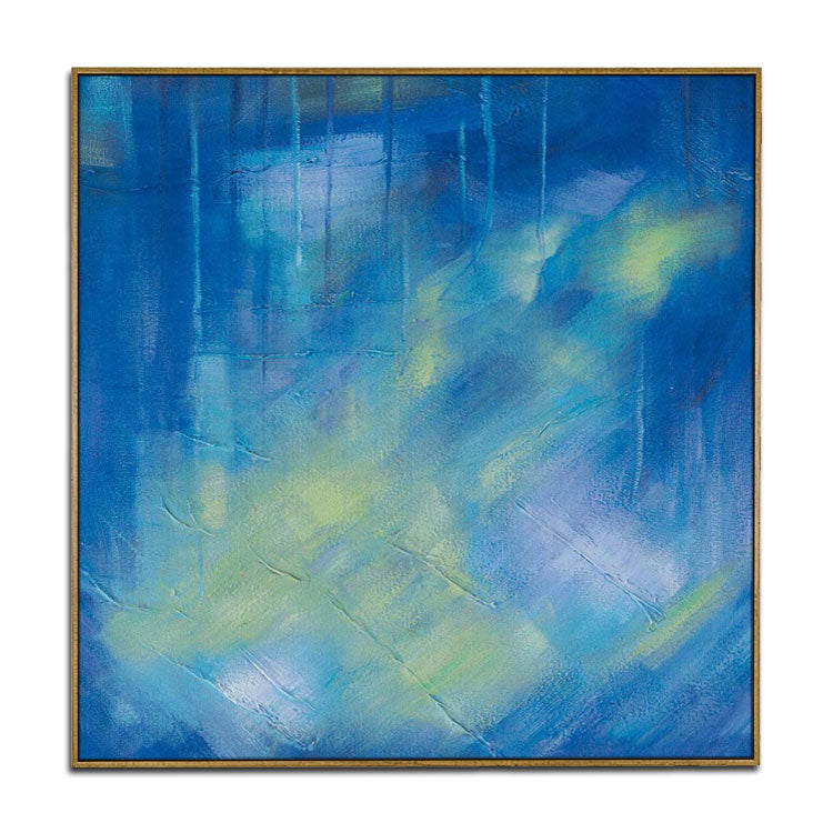 Large Canvas Art Abstract Original Paintings Blue Paintings Contemporary Acrylic Paintings On Canvas | Hope