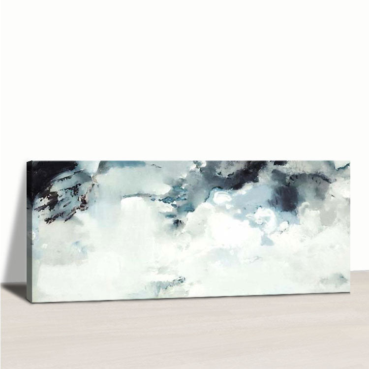 Hand Painting Original Art Painting Large Canvas Art Modern Acrylic Painting Black White Painting | Clouds