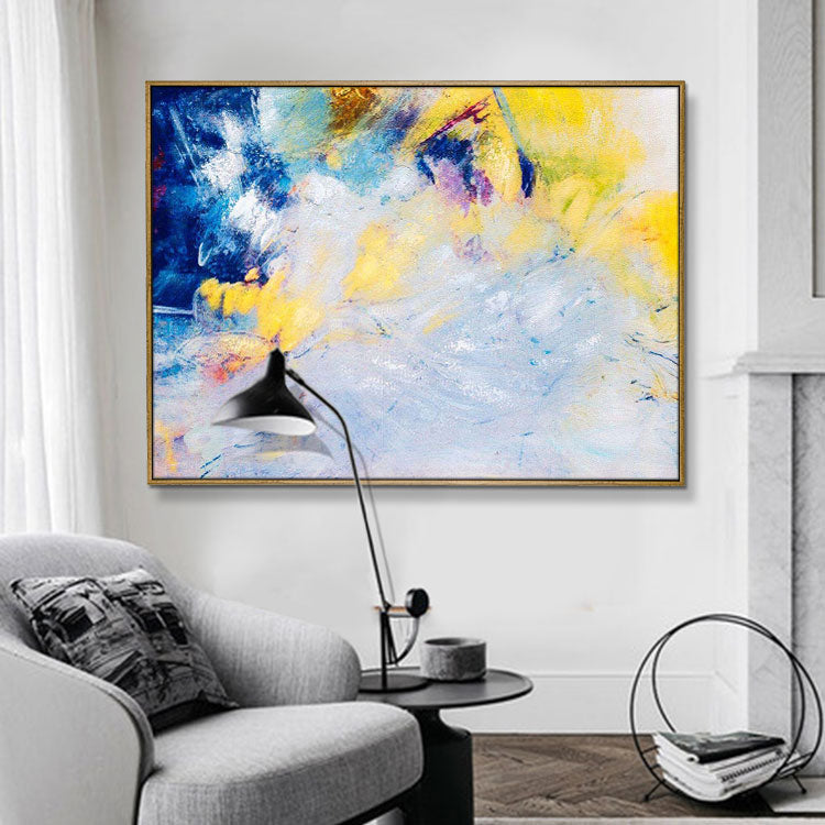 Fine art original painting, wall art for living room, abstract canvas art original, large abstract art