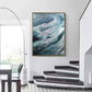 The Wind Blew The Waves - Handmade Scenery Wall Art Waves Canvas Oil Painting