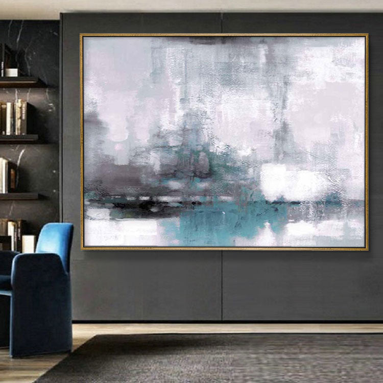 The Surface Of The Water - Handmade Sea Canvas Painting Landscape Wall Art