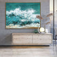 Tumbling Wave - Handmade Ocean Wall Art Scenery Wall Painting on Canvas Print