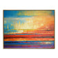 Sunset Glow - Handmade Landscape Wall Art Sunset Oil Painting on Canvas
