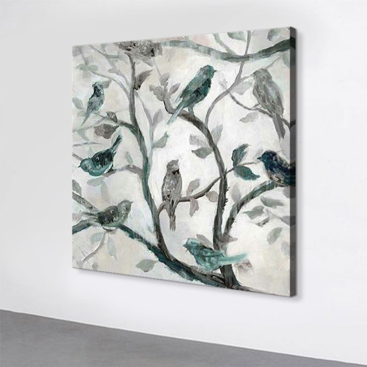 Large Modern Painting Simple Art Wall Decor Art Large Canvas Art Oil Hand Painting | The birds
