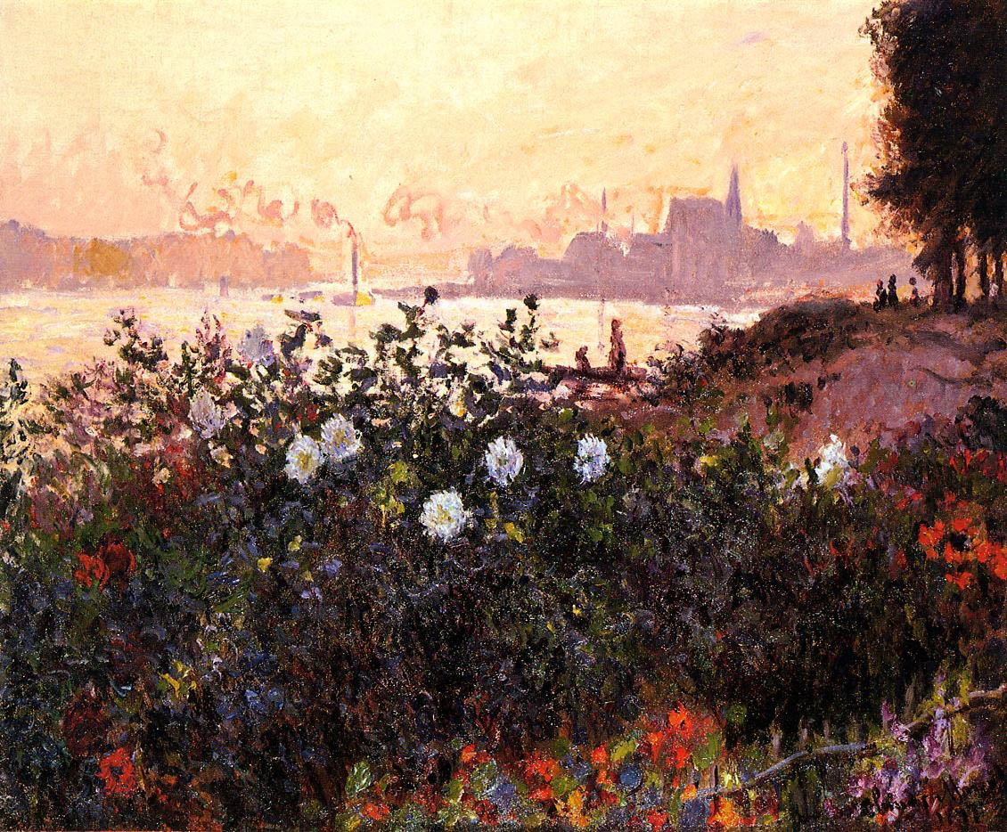 Argenteuil Flowers by the Riverbank