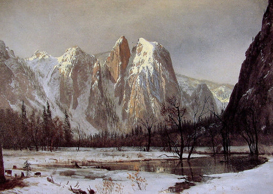 Cathedral Rock Yosemite Valley California